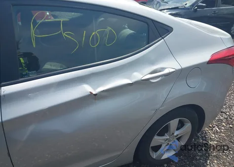 2013 Hyundai Elantra Gls из США, поврежденный, VIN 5NPDH4AE1DH347695